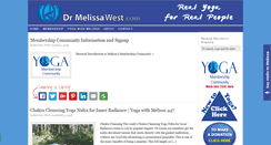 Desktop Screenshot of melissawest.com